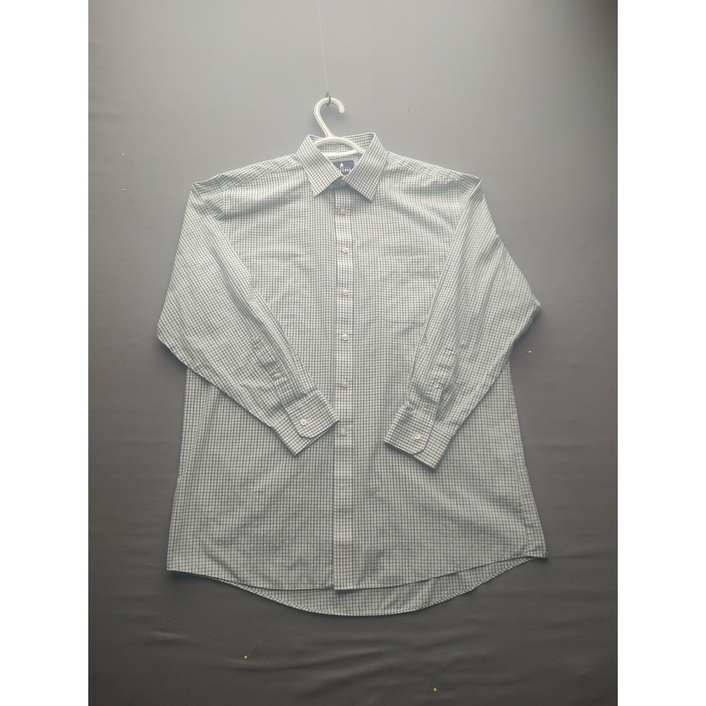 Stafford Men's Shirt‎ Multicolored Check Regular Fit Button Up 16.5 32-33